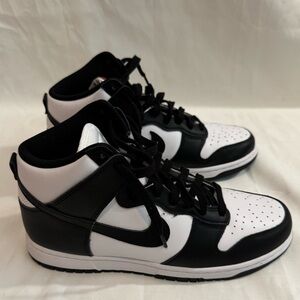 Nike Dunk High Panda Black White Sneaker DD1869-103 Women's Size 10.5